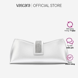  Vascara Clutch Cầm Tay Nhấn Khóa Đính Đá - CLU 0126 