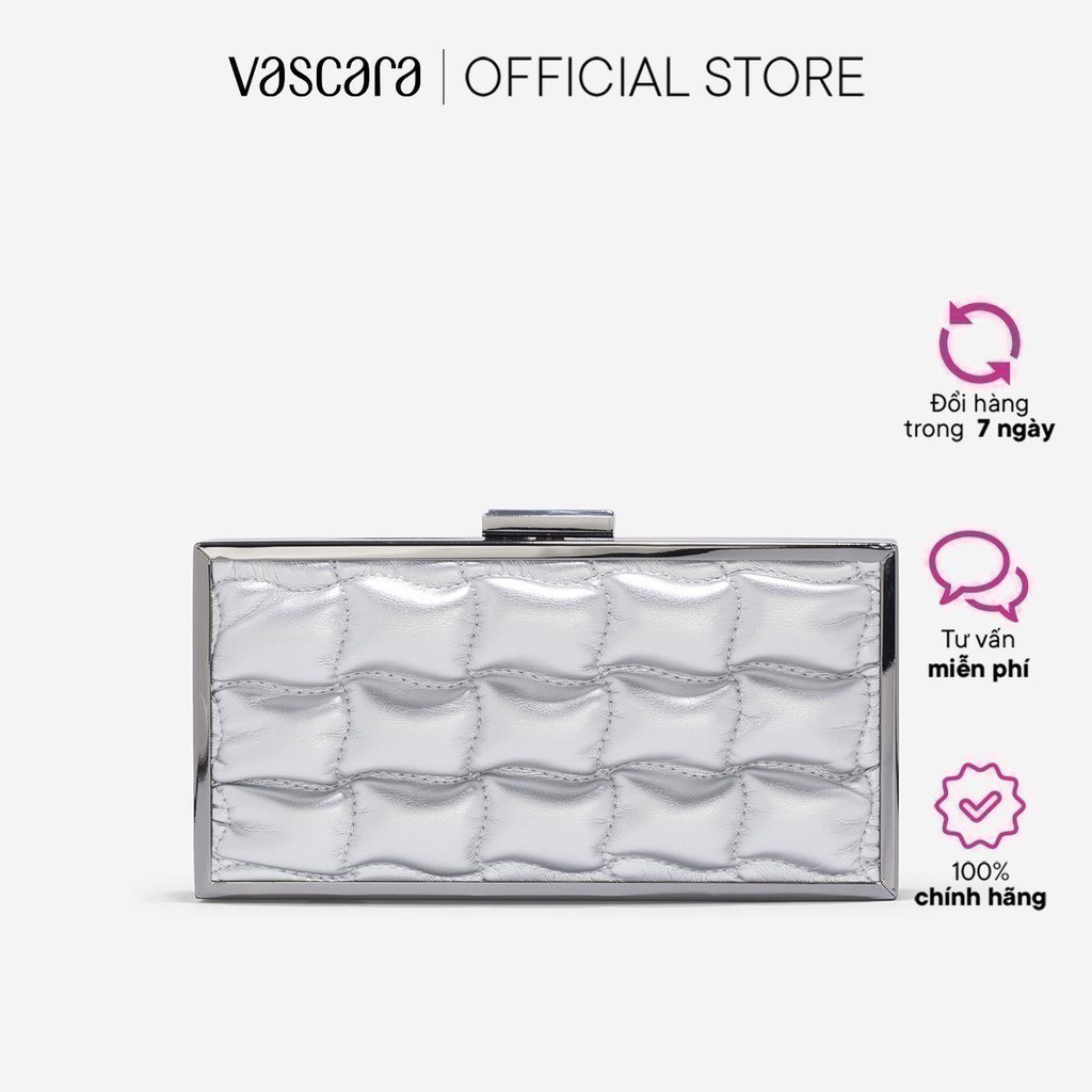 Vascara Clutch Hộp Chữ Nhật Chần Bông - CLU 0124