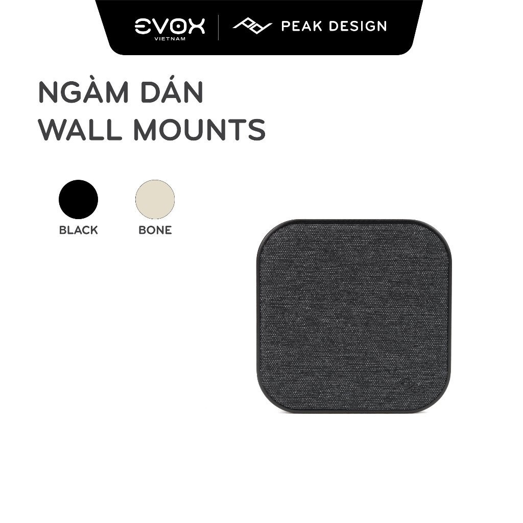 Ngàm dán Peak Design Wall Mounts - Hàng chính hãng