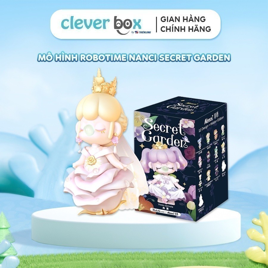 Mô Hình Blind Box Robotime Rolife Nanci Secret Garden, Mô Hình Hộp Mù Clever Box