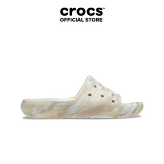 Dép Quai Ngang Unisex Crocs Classic Marbled - Bone
