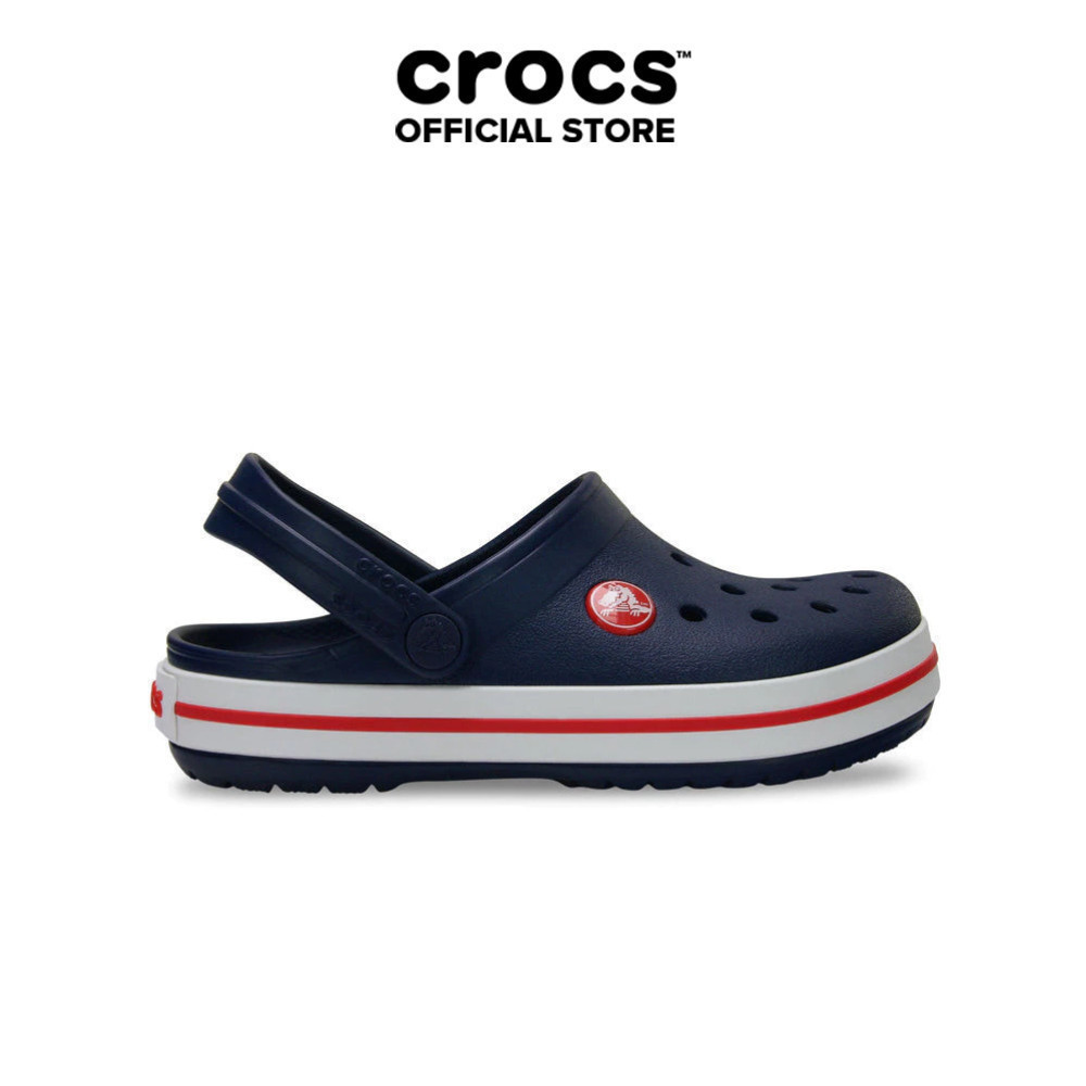Giày Clog Trẻ Em Crocs Toddler Crocband - Navy/Red - 207005-485