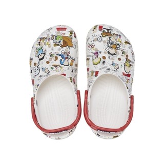 Giày Clog Trẻ Em Crocs Peanuts Classic - White - 208630-94S