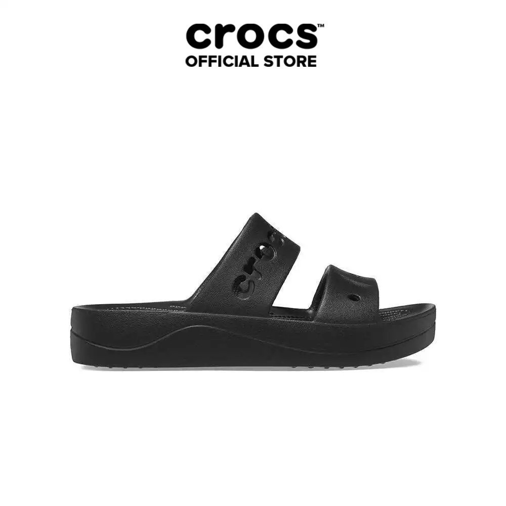 Dép Xăng Đan Nữ Crocs Baya Platform - Black - 208188-001