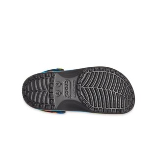 Giày Clog Unisex Crocs Spray Dye Classic - Black/Multi - 208054-0C4