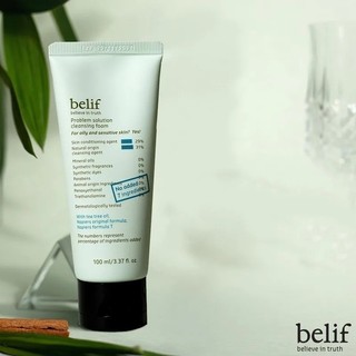 [belif Official] Sữa rửa mặt ngăn ngừa mụn belif Problem Solution Cleansing Foam 100ml