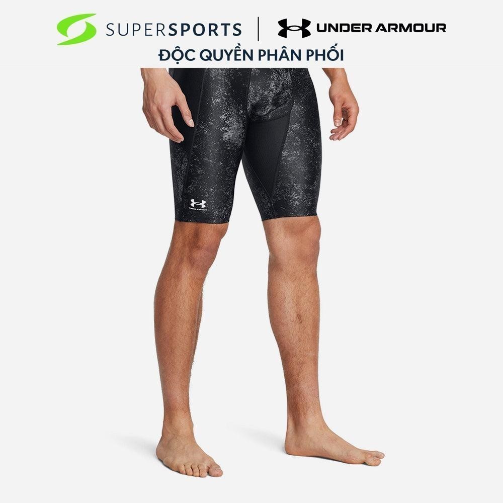 Quần Ngắn Nam Under Armour Heatgear Isochill Printed - Đen - 1383778-002 LS400