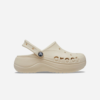 Giày Clog Nữ Crocs Baya Platform - Be - 208186-11S ADS01 LS100 B000