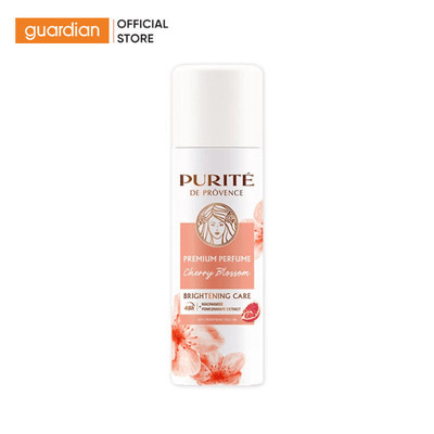 Xịt Khử Mùi Giúp Hỗ Trợ Sáng Da Purite Hương Hoa Anh Đào 140Ml