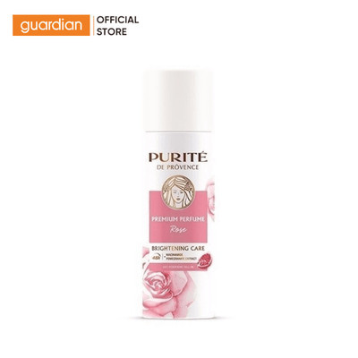 Xịt Khử Mùi Giúp Hỗ Trợ Sáng Da Purite Hương Hoa Hồng 140Ml