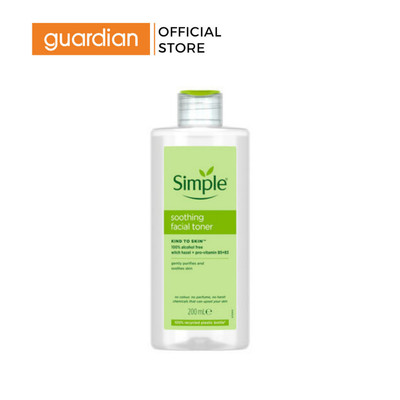 Nước Hoa Hồng Dưỡng Ẩm Cân Bằng Da Simple Soothing Facial Toner 200ml