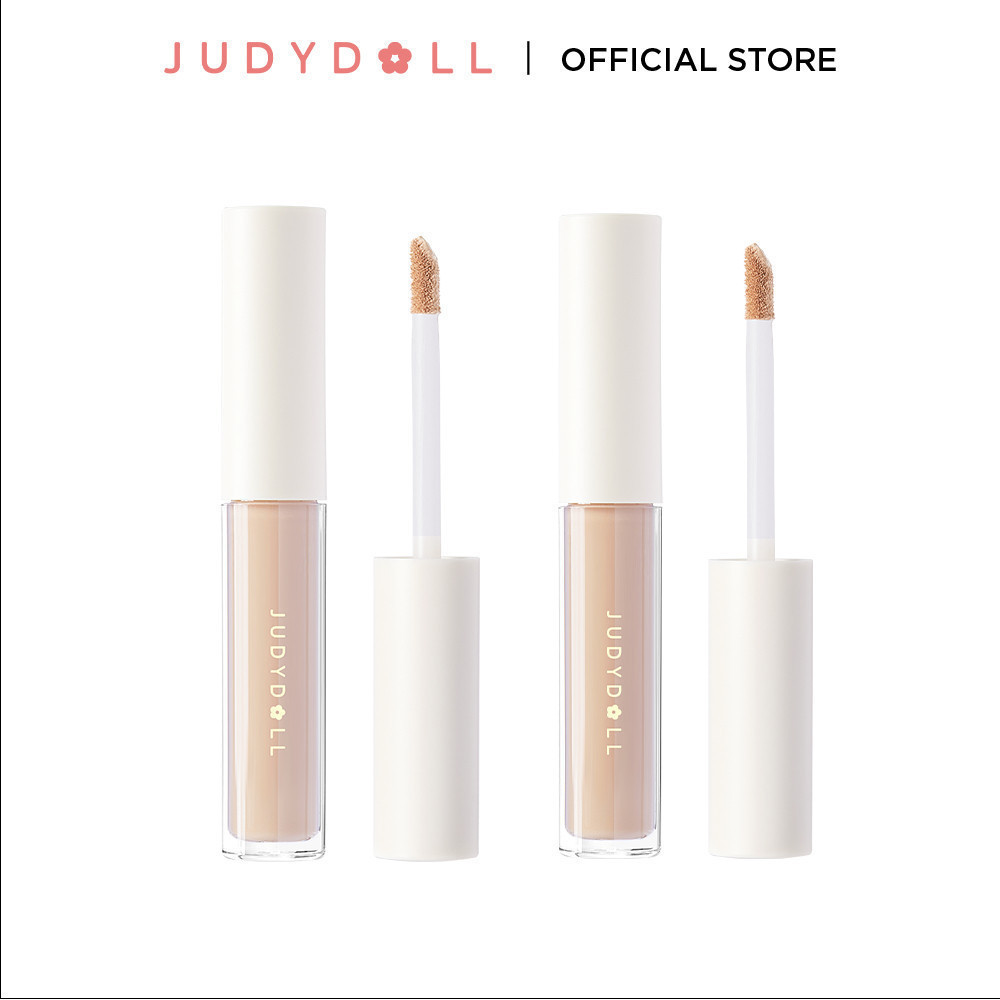 [Combo 2] 2 Kem Che Khuyết Điểm JUDYDOLL Dạng Lỏng Độ Che Phủ Cao Lâu Trôi Tiệp Da Bền Màu Mỏng Nhẹ Kiềm Dầu 3,2g | BigBuy360 - bigbuy360.vn