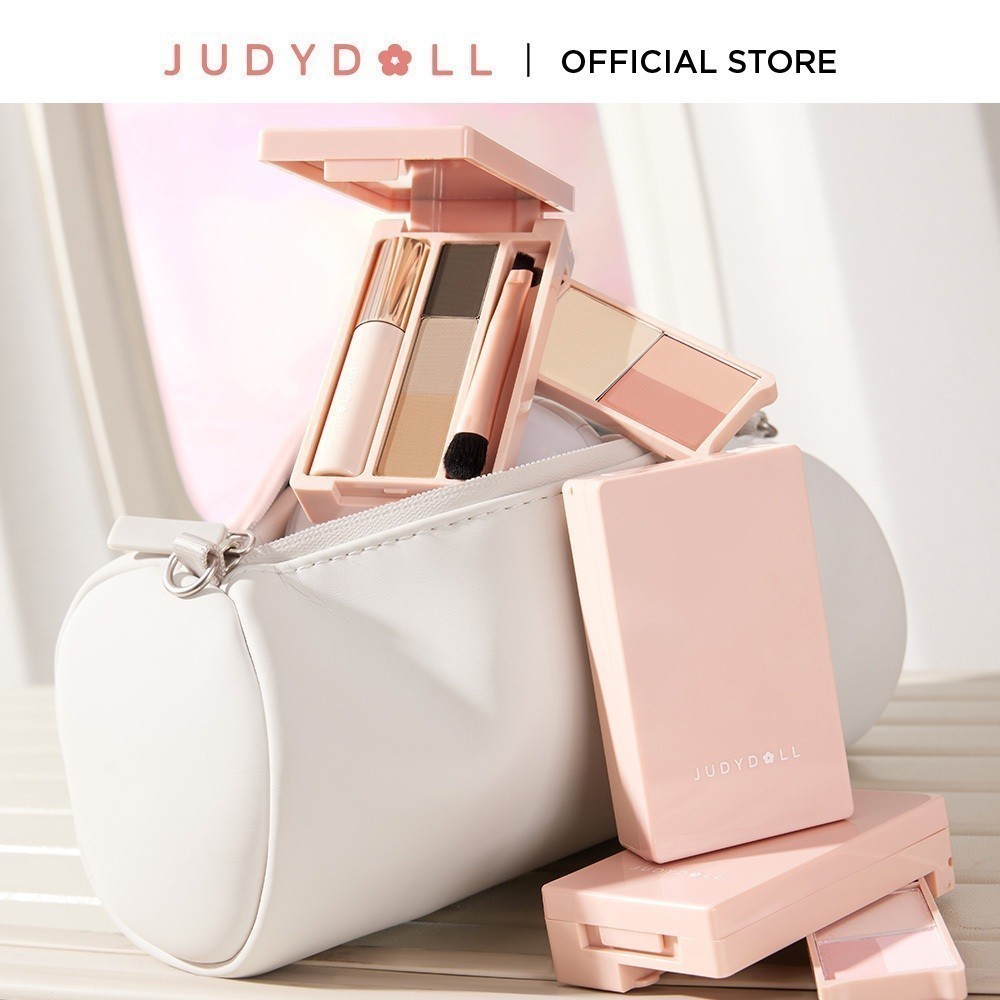 Bảng Phấn Trang Điểm Cầm Tay JUDYDOLL Mini Makeup Palette Đa năng Nhỏ gọn Phấn mắt Kẻ mắt Chân mày Má hồng Tạo khối Bắt sáng Mascara Son kem 10g | BigBuy360 - bigbuy360.vn