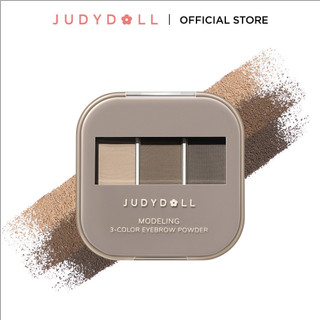 Phấn Kẻ Chân Mày JUDYDOLL 3 Color Eyebrow Powder Mịn Lì Lên Màu Chuẩn Phẩy Sợi Tự Nhiên Chống Nước Lâu Trôi 2g