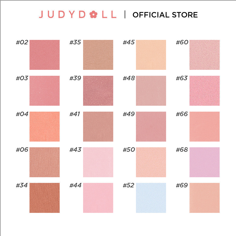 Phấn Má Hồng JUDYDOLL 2g Đơn Sắc Mịn Lì Chuẩn Màu Trang Điểm Tự Nhiên Lâu Trôi Bền Màu Suốt 24h | BigBuy360 - bigbuy360.vn