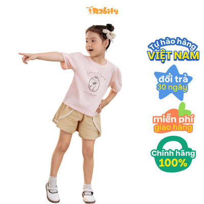  Áo thun ngắn tay bé gái Rabity 900.022