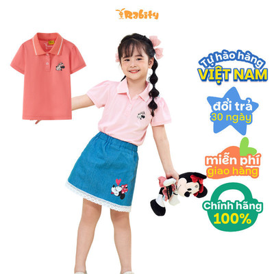  Áo thun ngắn tay Minnie bé gái Rabity 93296
