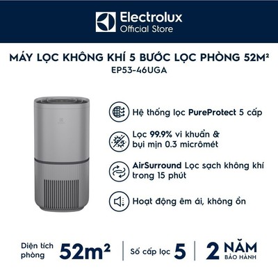 Máy lọc không khí Electrolux 5 bước lọc UltimateHome 500 cho phòng 52m² EP53-46UGA