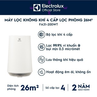  Máy lọc không khí 26m2 Electrolux FA31-200WT-4 lớp lọc bụi mịn và khử mùi yên tĩnh 
