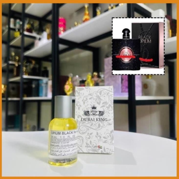 KING.PERFUME _ Nước Hoa cô đặc cho Nữ mùi hương OPIUM BLACK sang ngọt quyến rũ lôi cuốn CHÍNH HÃNG