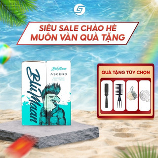  Kem Prestyling - Blumaan Ascend Volume Cream - Tặng Lược - Tăng độ phồng siêu nhẹ giữ nếp Stronghold 