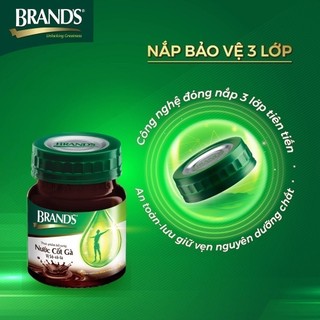 Combo 4 nước cốt gà BRAND'S vị sô cô la (70 ml x 24 lọ)