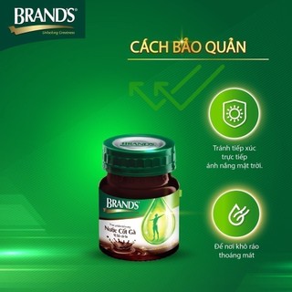 Combo 3 Nước cốt gà BRAND'S vị sô cô la (42 ml x 18 lọ)