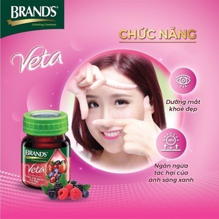 Combo 3 Nước cốt berry cô đặc BRAND'S Veta (42 ml x 18 lọ)