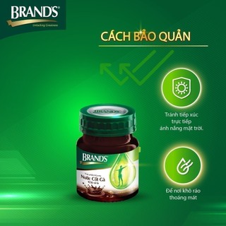 Combo 2 Nước cốt gà BRAND'S vị sô cô la (42 ml x 12 lọ)