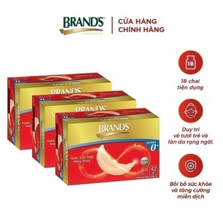  Combo 3 Nước yến thật BRAND'S Không Đường  42 ml x 6 lọ  