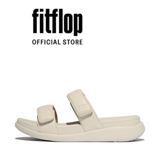 Dép Xăng Đan Nữ FitFlop F-MODE Go Có Thể Điều Chỉnh Đế Cao Hai Quai - Beige - FON - IW2-A99