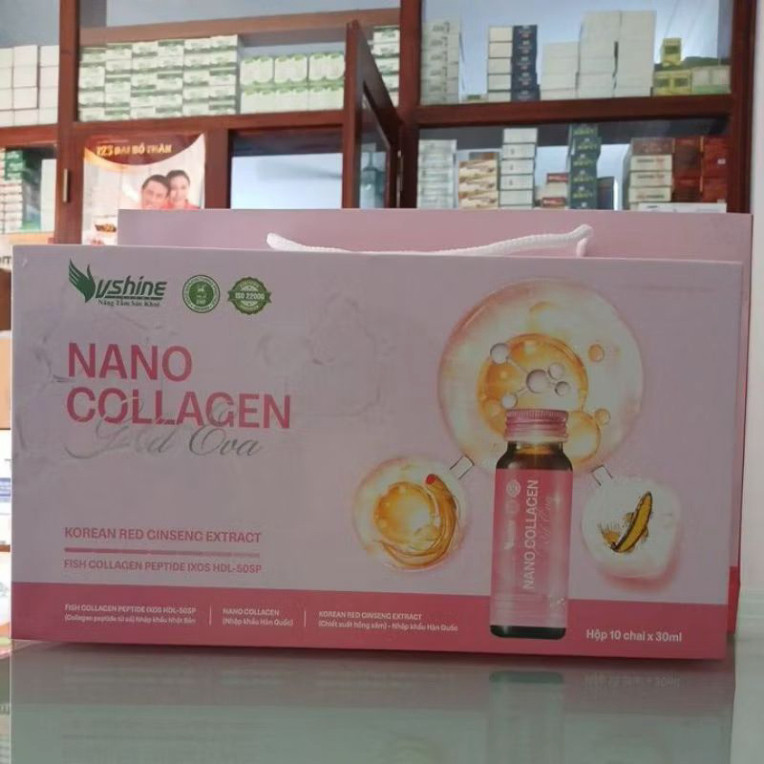 Nano Collagen Gold Eva Vshine hỗ trợ làm săn chắc, trắng da và ngăn ngừa lão hóa hiệu quả