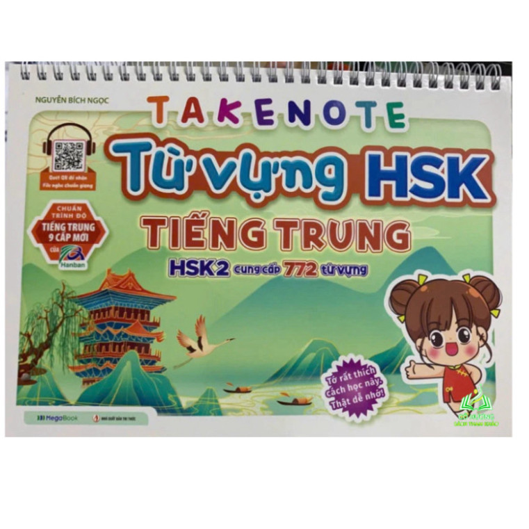Sách - TAKENOTE Từng Vựng HSK Tiếng Trung HSK2 Cung Cấp 772 Từ Vựng