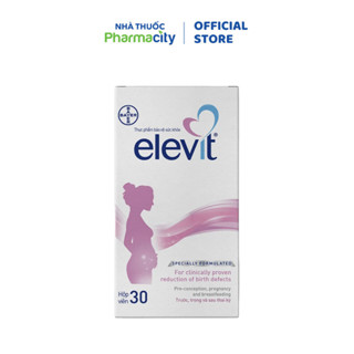 Thực phẩm Elevit bổ sung vitamin và khoáng chất cho bà bầu Bayer HC ( Hộp 30 viên)