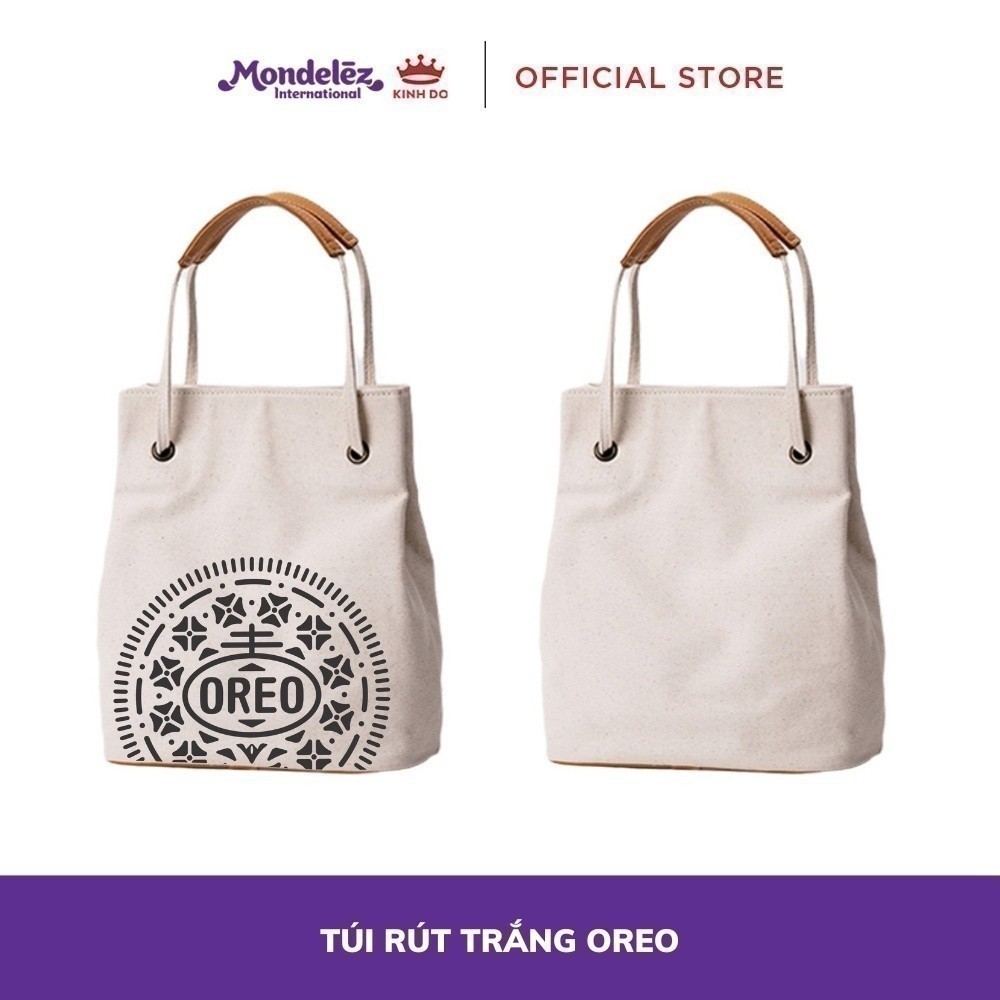 [QUÀ TẶNG KHÔNG BÁN] - Túi Oreo Dây Rút Trắng