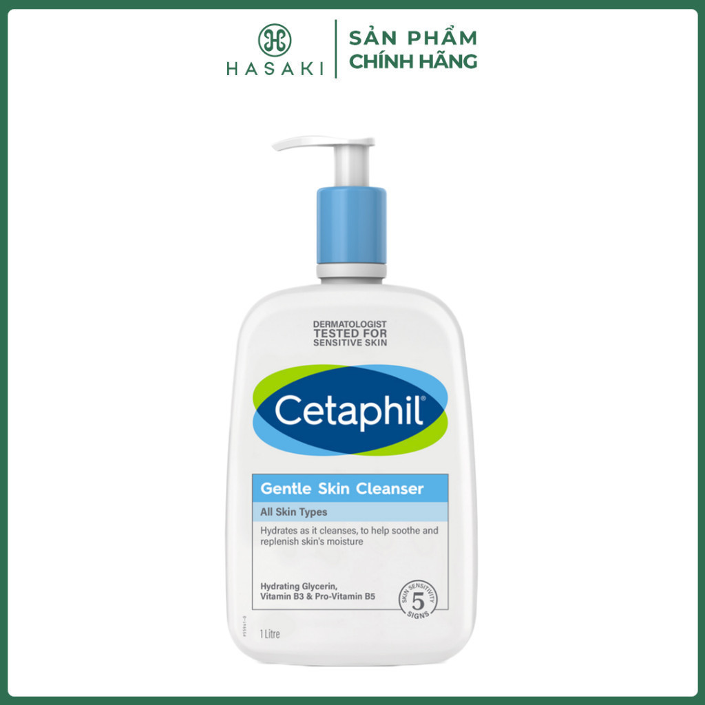 [DAILY] Sữa Rửa Mặt Cetaphil Dịu Lành Cho Da Nhạy Cảm 1000ml Hasaki Sản Phẩm Chính Hãng