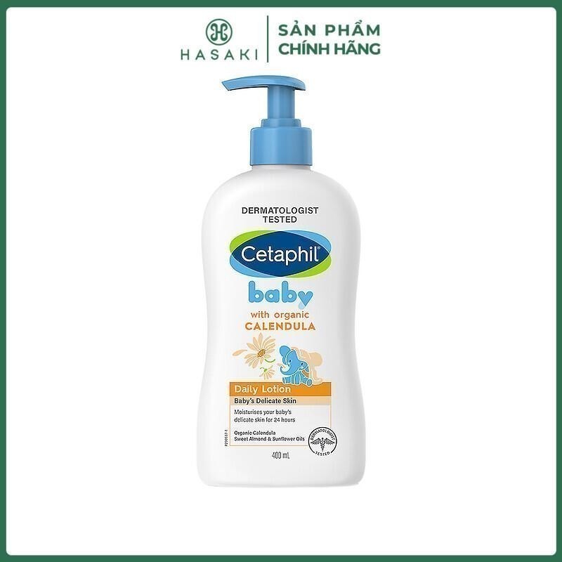 Sữa Dưỡng Ẩm Cetaphil Dịu Lành Cho Bé Tinh Chất Hoa Cúc 400ml Hasaki Chính Hãng