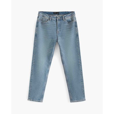 Quần Jeans Nam Trơn Form Slim Cropped - Routine 10F24DPA036