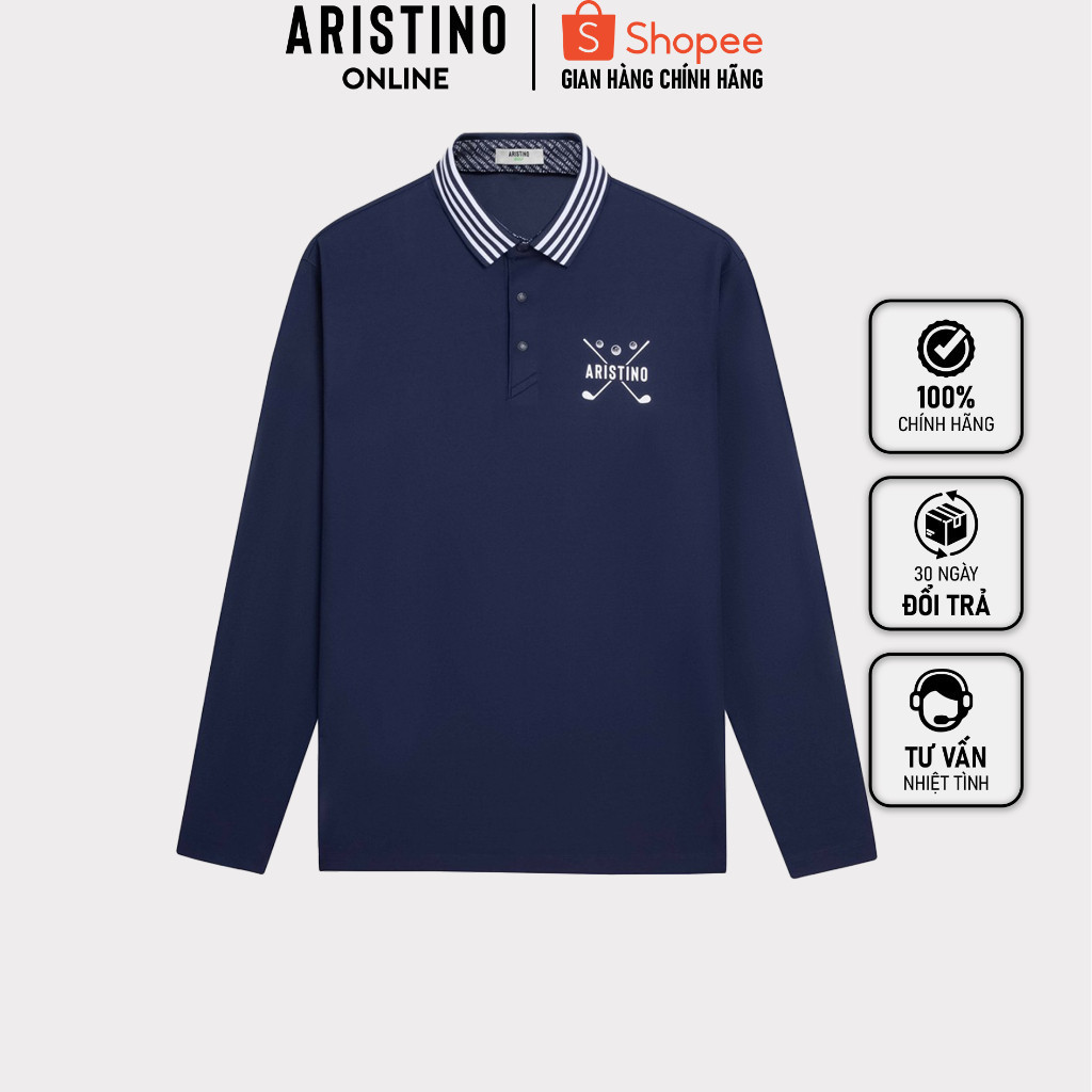 Áo Polo dài tay Aristino Tech golf Golf ALPG670Z
