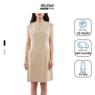 Đầm Nữ Mini Sát Nách Cổ Thuyền Form Fitted - Routine 10F21DREW033