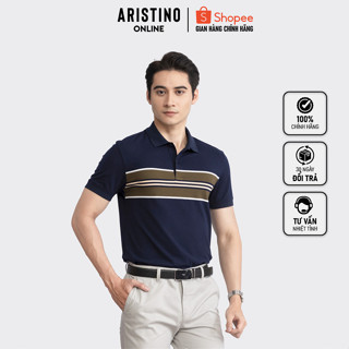 ÁO POLO NAM ARISTINO ARISTINO APS126S3 MÀU XANH TÍM THAN