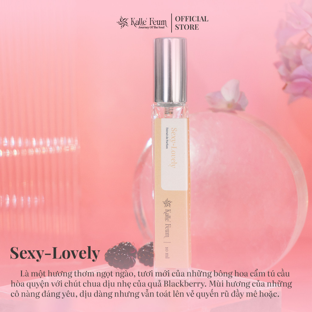 Tinh Dầu Nước Hoa Nữ SEXY-LOVELY Mùi Hương Ngọt Ngào,Dễ Thương Phù Hợp Sử Dụng Hàng Ngày Dạng Xịt | Kalle' Feum | BigBuy360 - bigbuy360.vn