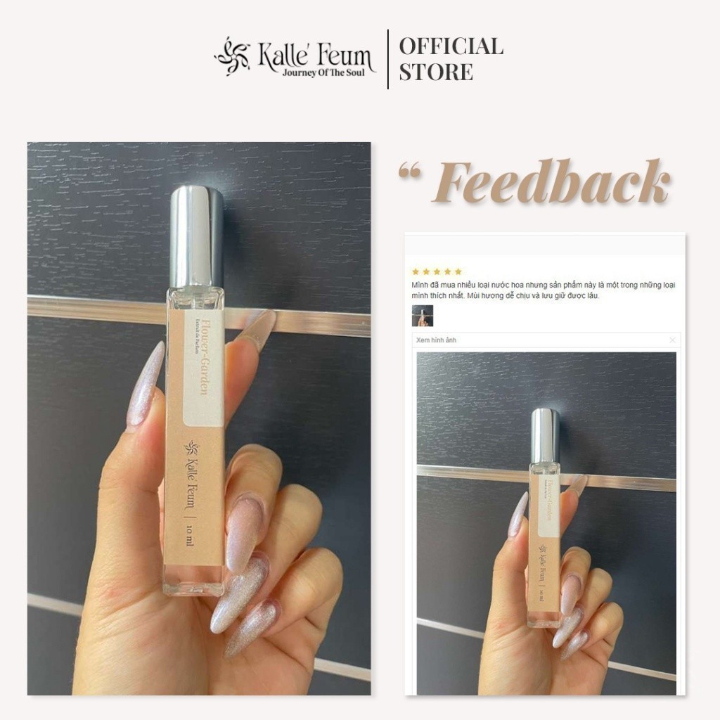 Tinh Dầu Nước Hoa Nữ FLOWER-GARDEN - CHẮT LỌC TINH TÚY CÁC LOÀI HOA Dạng Xịt | Kalle' Feum | BigBuy360 - bigbuy360.vn