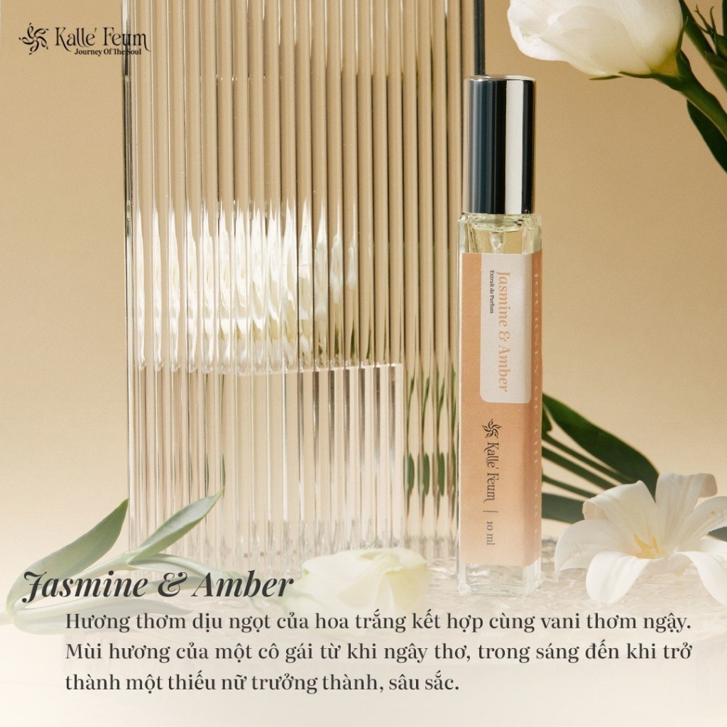 Tinh Dầu Nước Hoa Nữ JASMINE & AMBER Mùi Hương Thanh Lịch, Ngọt Ngào Dạng Xịt | Kalle' Feum | BigBuy360 - bigbuy360.vn