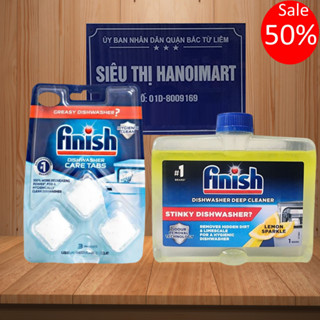 Chai vệ sinh máy rửa bát Finish 250ml, dung dịch vệ sinh định kỳ máy rửa bát finish tẩy cặn canxi, đầu mỡ bám lâu ngày