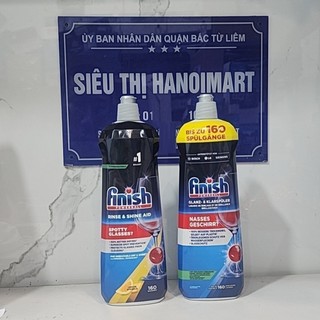  Nước làm bóng bát finish 800ml 500ml Nước Làm Bóng Chén Finish 750ml 400ml nước trợ xả Finish dùng cho máy rửa bát 