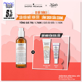 Sữa rửa mặt hoa cúc Kiehl's Calendula Deep Cleansing Foaming Face Wash 230ml