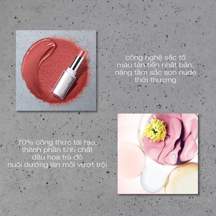 son dưỡng môi có màu dạng thỏi shu uemura kinu care nudes | BigBuy360 - bigbuy360.vn