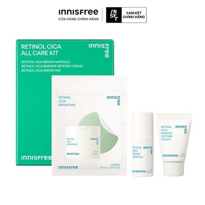 (Quà tặng không bán) Bộ chăm da láng mịn innisfree Retinol All Care Kit