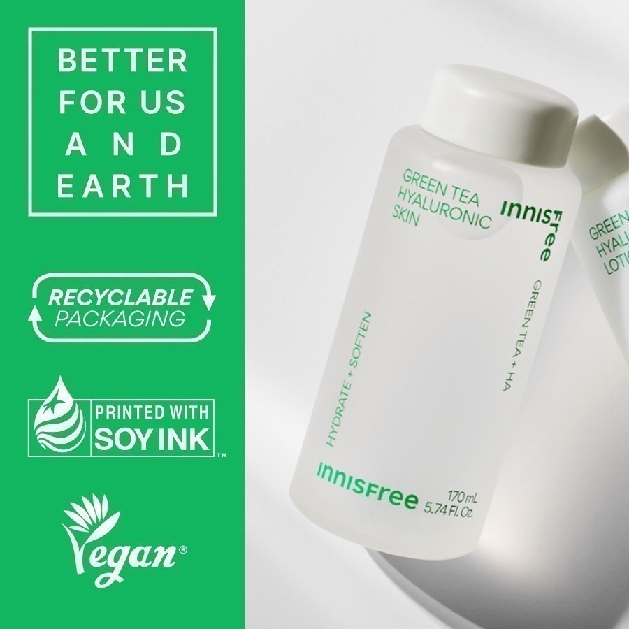 Nước cân bằng trà xanh INNISFREE Green Tea Hyaluronic Skin 170ml | BigBuy360 - bigbuy360.vn